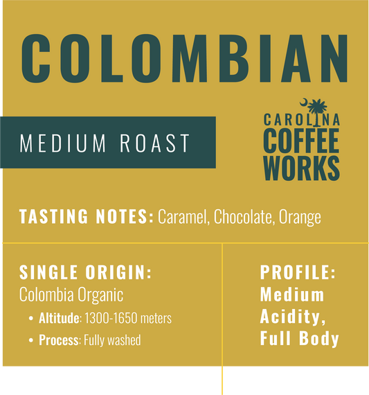 Organic Huila Colombian Medium Roast