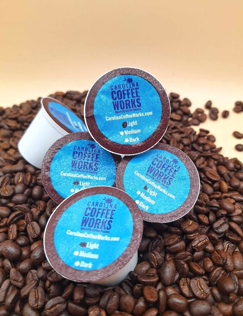 K cups by Carolina Coffee Works.